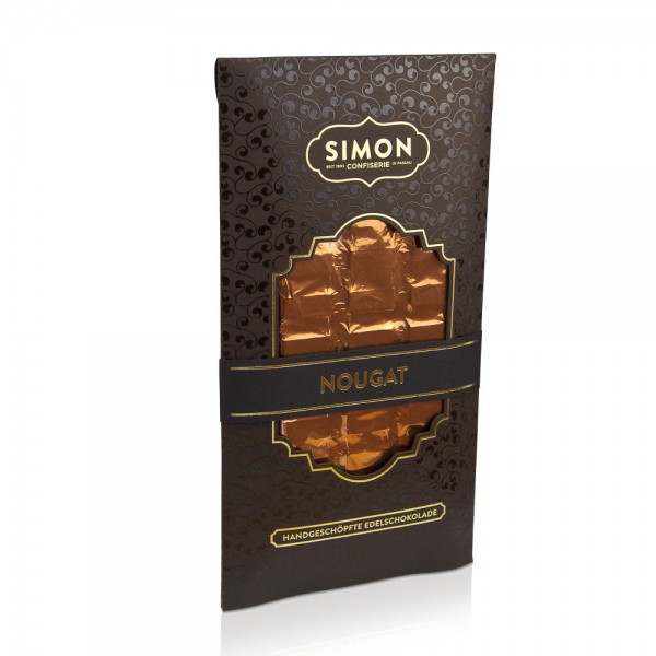 Nougat zartbitter - handgeschöpfte Schokolade von Simon
