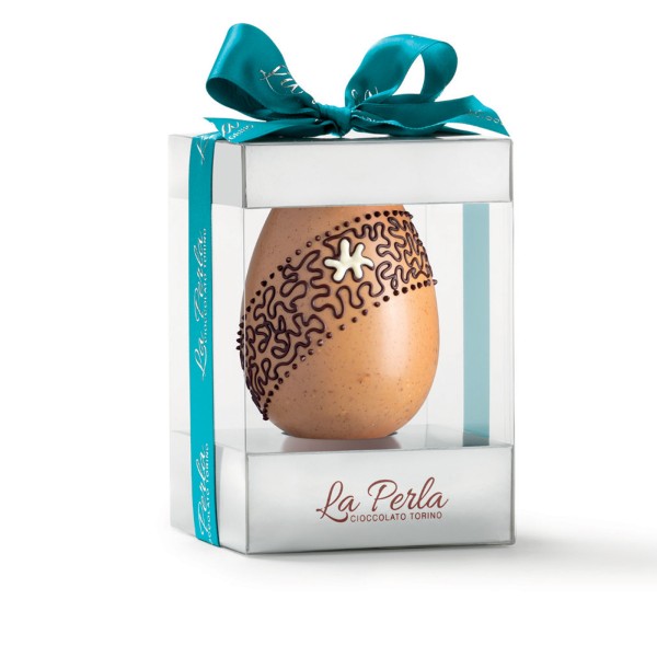 Schoko-Ei von La Perla aus Turin bei Lukullium