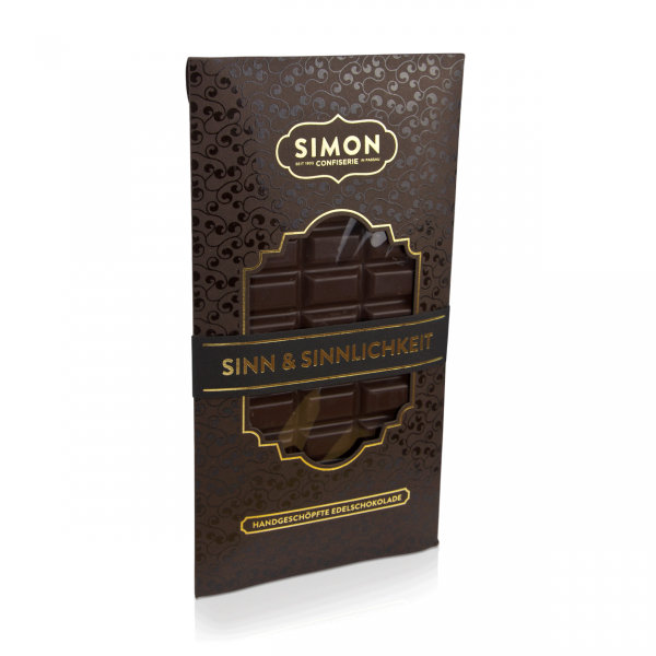 Sinn & Sinnlichkeit zartbitter - handgeschöpfte Schokolade von Simon